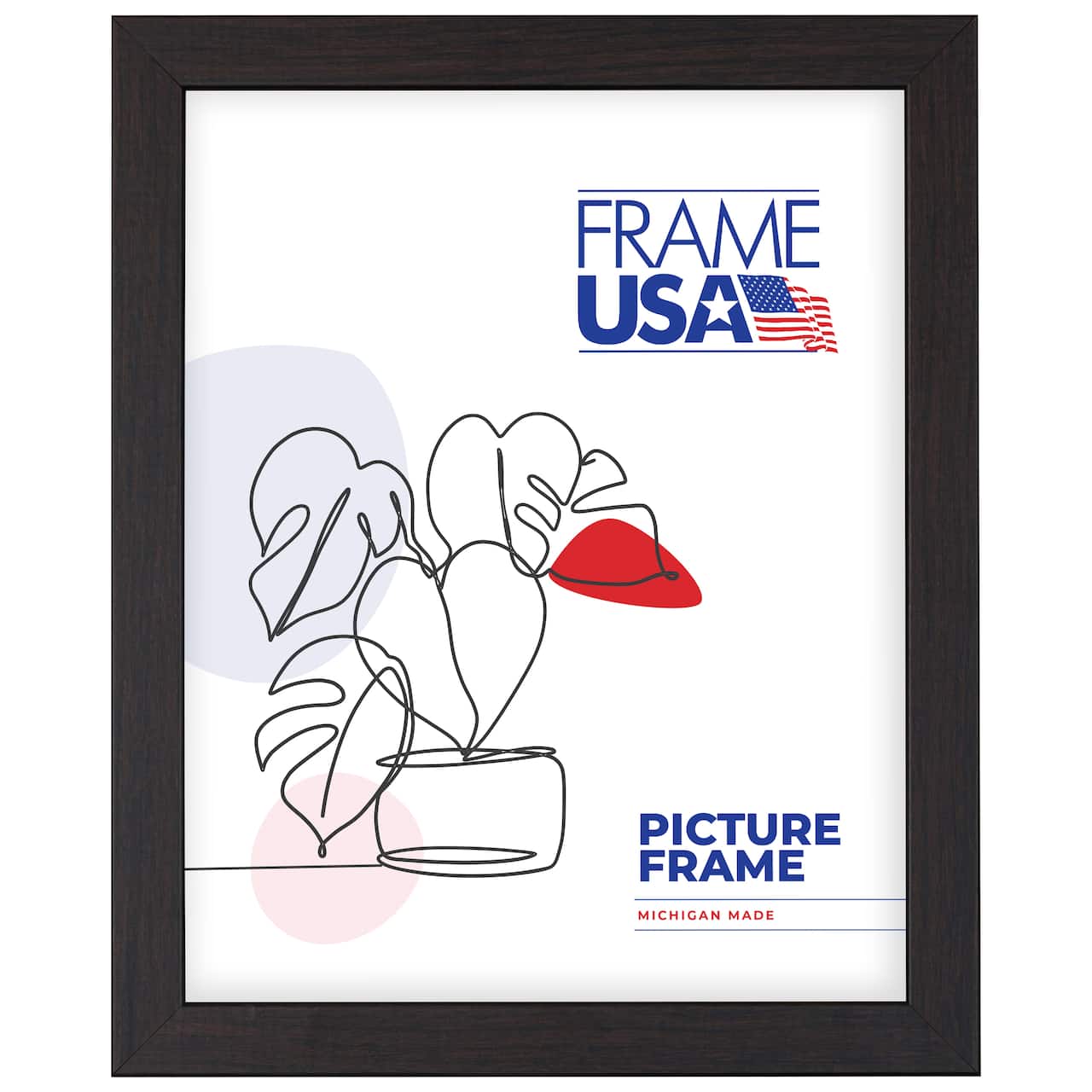 Frame USA TRUE Depth Brown Single Image Picture Frame